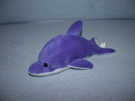AJ-1149  Happy Tails dolfijn - 17 cm