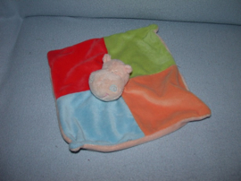 KP-1166  Eddy Toys kroeldoekje nijlpaard - geen rammel!