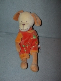 H-05  Nicotoy hond met kleren - 30 cm