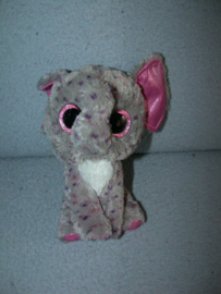 KP-2610  Ty Beanie Boo olifant Specks - 16 cm
