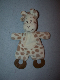 AJ-1490  ZD Trading/Action kroeldoekje giraffe met bijtstukken