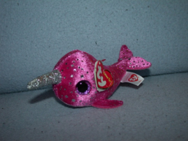 QZ-1465  Gloednieuw! Ty Teeny Tys narwal Nelly 2018 - 11 cm
