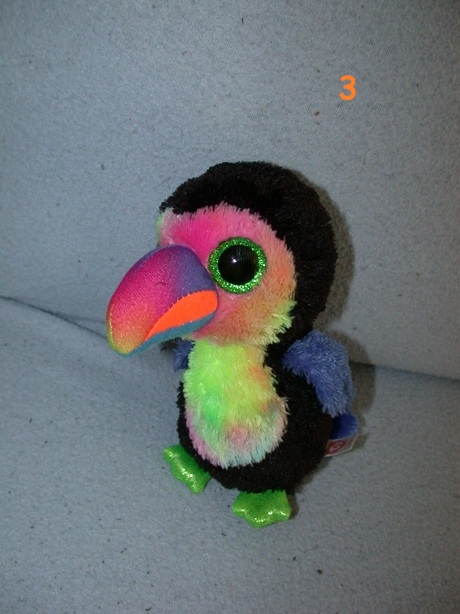 E-693  Ty Beanie Boo vogel/toekan Beaks 2017/2019 - 15 cm