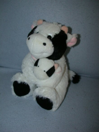 KP-1674  Nicotoy koe met kleintje - 22 cm