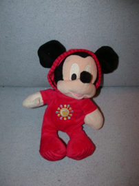 M-477 Nicotoy muis Mickey Mouse in pyjama - 27 cm