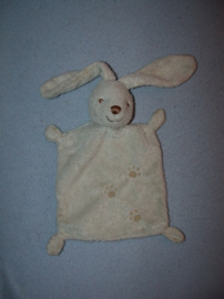 K-930  Nicotoy kroeldoekje konijn - grauw, beknuffeld