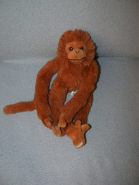 AJ-1847  Gaia Zoo slungelaap - 27 cm