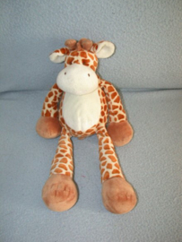 AJ-408  Hema giraffe, velours manen - 30 cm