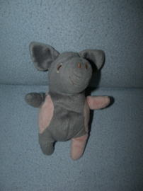 QZ-1020  Ikea varkentje Kelgris - 19 cm