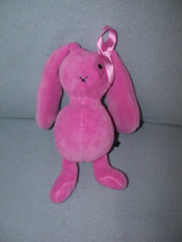 K-573  Bodique/Pink Ribbon konijn - 24 cm