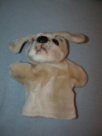 H-969  Page handpop hond - 22 cm