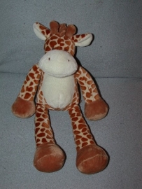 AJ-408  Hema giraffe, velours manen - 30 cm