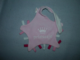 PS-1339  Merkloos labeldoekje Prinsesje