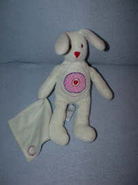 K-958  Anna Club Plush konijn met kroeldoekje  - 26 cm