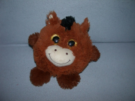 KP-2185  Sunkid bol paard met grote ogen - 18 cm