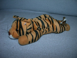 QZ-867  Happy Tails tijger - 22 cm
