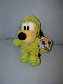 H-1028  Gloednieuw! Nicotoy hond Pluto met pyjama - 27 cm