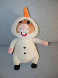 AJ-2082  Albert Heijn hamster Sneeuwpop - 27 cm