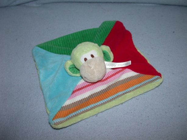 AJ-1178  Happy Horse kroeldoekje aap Monkey Mo - geen speenkoord