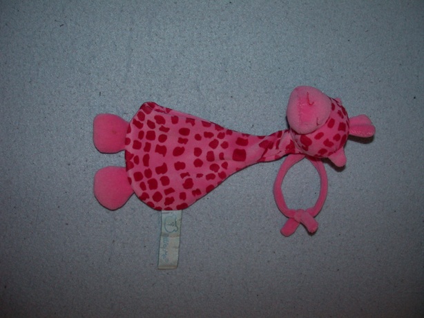 AJ-1320  Hans Textiel/Little Me knisperdoekje giraffe