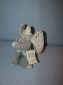 KP-2164  Gloednieuw! Nicotoy olifantje Dombo - 19 cm