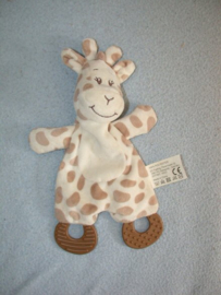 AJ-1490  ZD Trading/Action kroeldoekje giraffe met bijtstukken