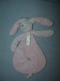 K-941  Nieuw! Happy Horse kroeldoekje konijn Pink Rabbit Richie tuttle