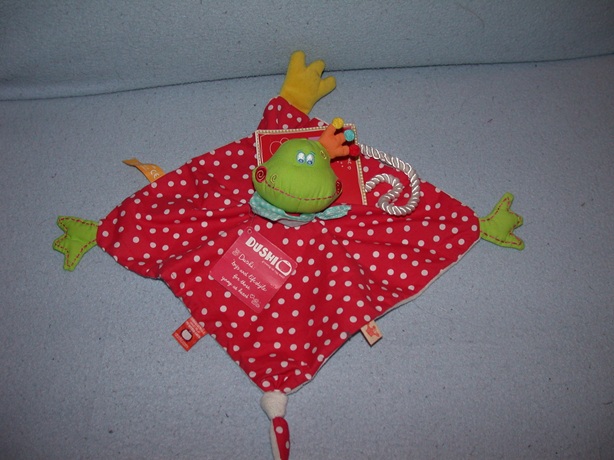 KP-1660  Gloednieuw! Bacladi/Dushi kroeldoek kikker