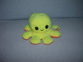 KP-2806  Moody octopus, oranje/geel - 19 cm