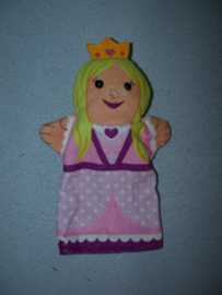 PS-1310  Melissa and Doug handpop prinses/koningin van de set Kasteelvriendjes