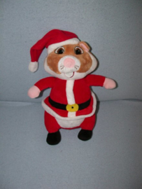 AJ-1172  Albert Heijn hamster als Kerstman - 29 cm