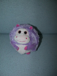 KP-1860  Ty Beanie Ballz Hippo/Nijlpaardje Dewdrop - 12 cm