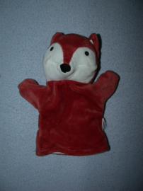 QZ-1358  Zeeman handpop vos - 22 cm