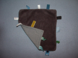 PS-1530  Snoozebaby labeldoekje, wollige draadjesstof/tricot