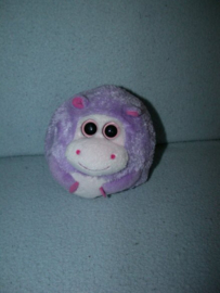 KP-1860  Ty Beanie Ballz Hippo/Nijlpaardje Dewdrop - 12 cm