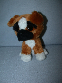H-1243  Ty Beanie Boo hond/Boxer Brutus 2016  - 16 cm