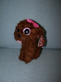 H-1222  Gloednieuw! Ty Beanie Boo Hond Maddie 2015 - 14 cm