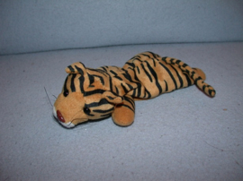 QZ-867  Happy Tails tijger - 22 cm