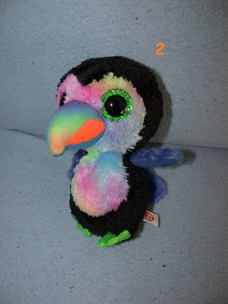 E-693  Ty Beanie Boo vogel/toekan Beaks 2017/2019 - 15 cm