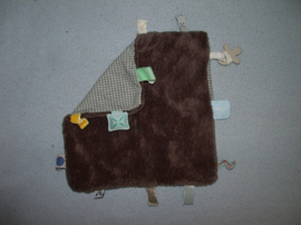 PS-1334  Gloednieuw! Snoozebaby labeldoekje wollig/tricot