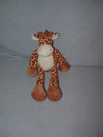 AJ-408  Hema giraffe, velours manen - 30 cm