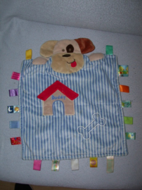 H-812  Kids II  Taggies kroeldoek/labeldoek/Peek-a/Boo blanket hond