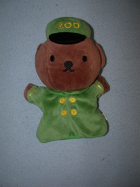 B-1564  Tiamo/Nijntje handpop beer Boris als dierentuinoppasser