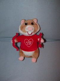 AJ-1952  Albert Heijn hamster met pijl en boog - 21 cm