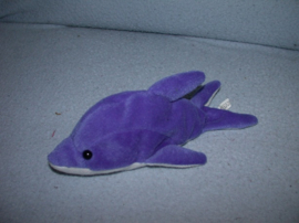 AJ-1149  Happy Tails dolfijn - 17 cm