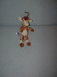 AJ-1567  Anna Club Plush sleutelhanger giraffe Silly Sam