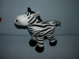 QZ-638  Anna Club Plush zebra - 23 x 22 cm