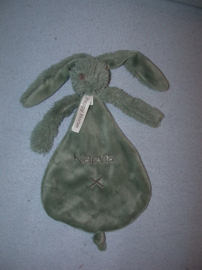 K-1690  Happy Horse kroeldoekje konijn Green Rabbit Richie tuttle Naevia