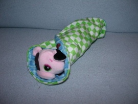 QZ-1228  Cutetitos varken met omslagdoek - 18 cm