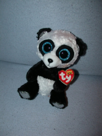 B-2215  Gloednieuw! Ty Beanie Boo Panda Bamboo 2020 - 15 cm